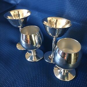 Sophisticated Silverplated Drinkware Set